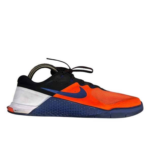 Nike Metcon‎ 2 Flywire Sport Cross Trainers Orange Blue Mens 11.5 819899–841 - Picture 6 of 11